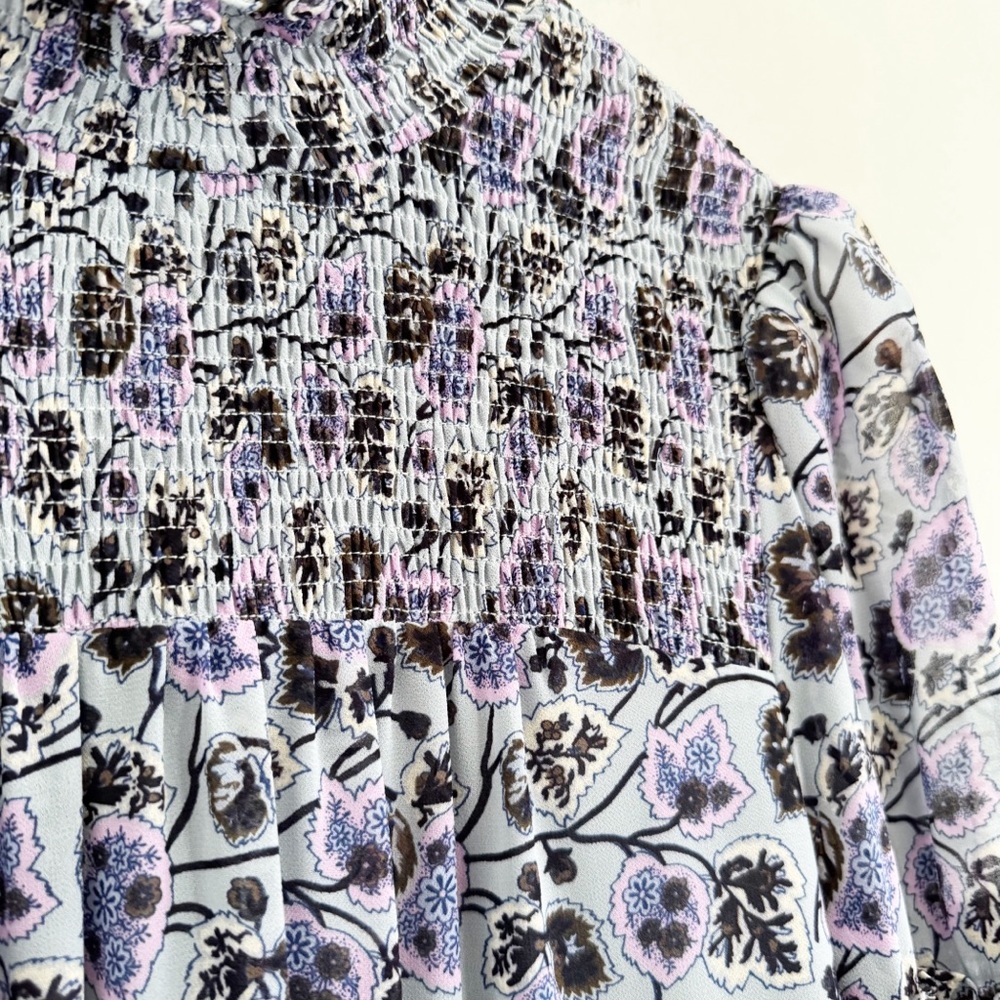 cinq a sept Drew Stephanie Floral Smocked Tiered Dress 6 - Picture 6 of 14